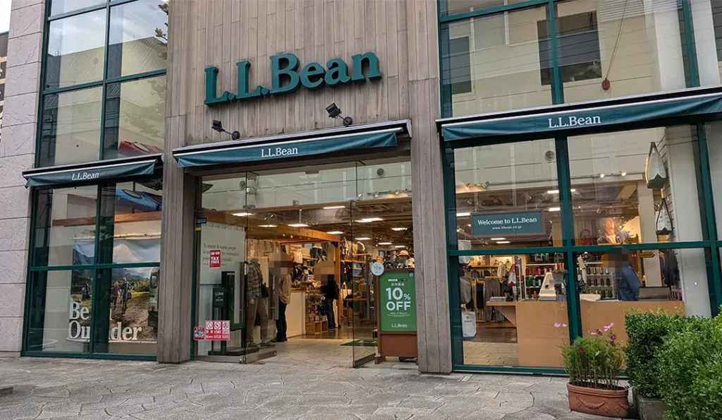 L.L.Bean Flagship 吉祥寺店の外観