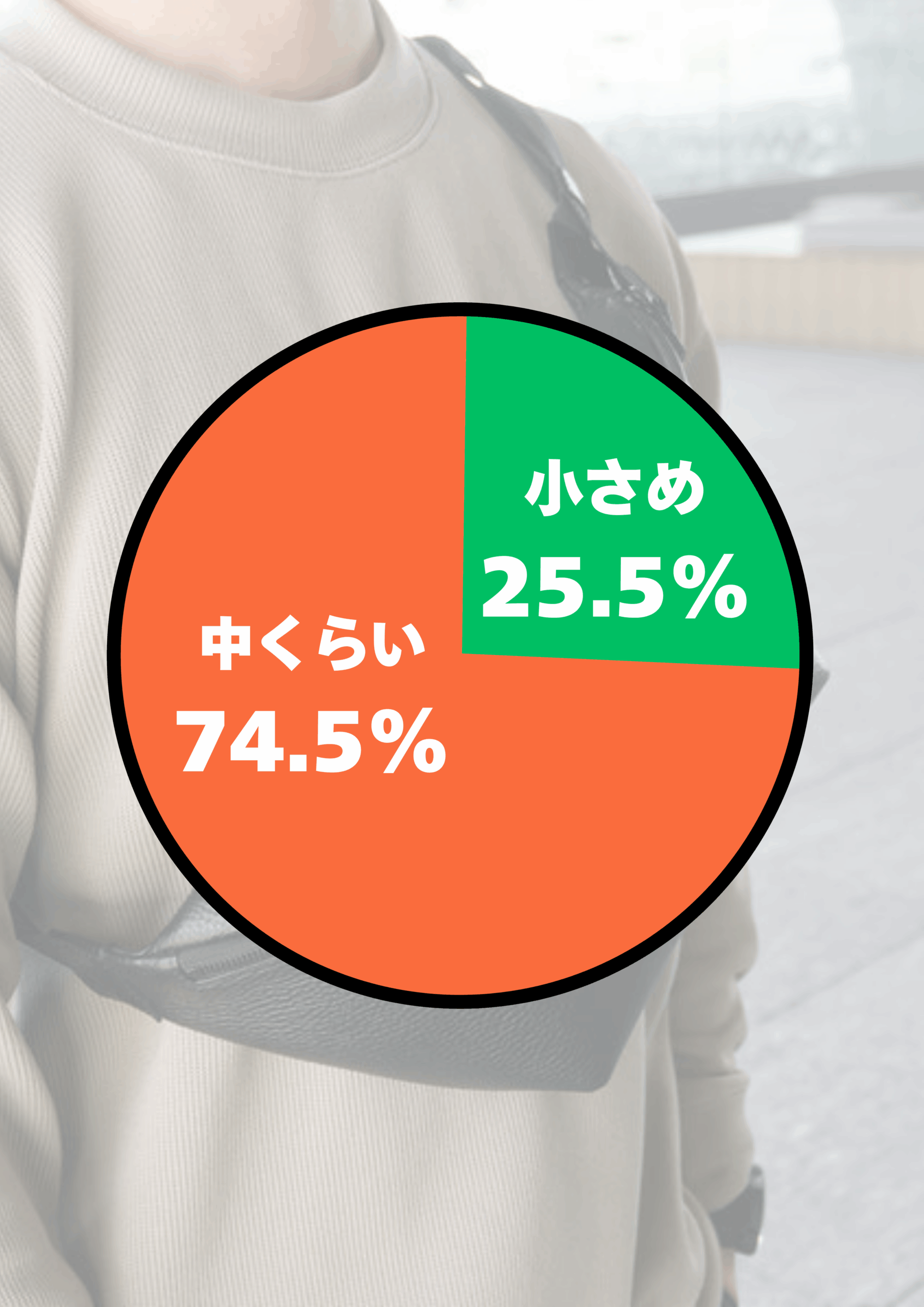 男性が使うミニバッグに求める「サイズ感」はどのようなものですか？