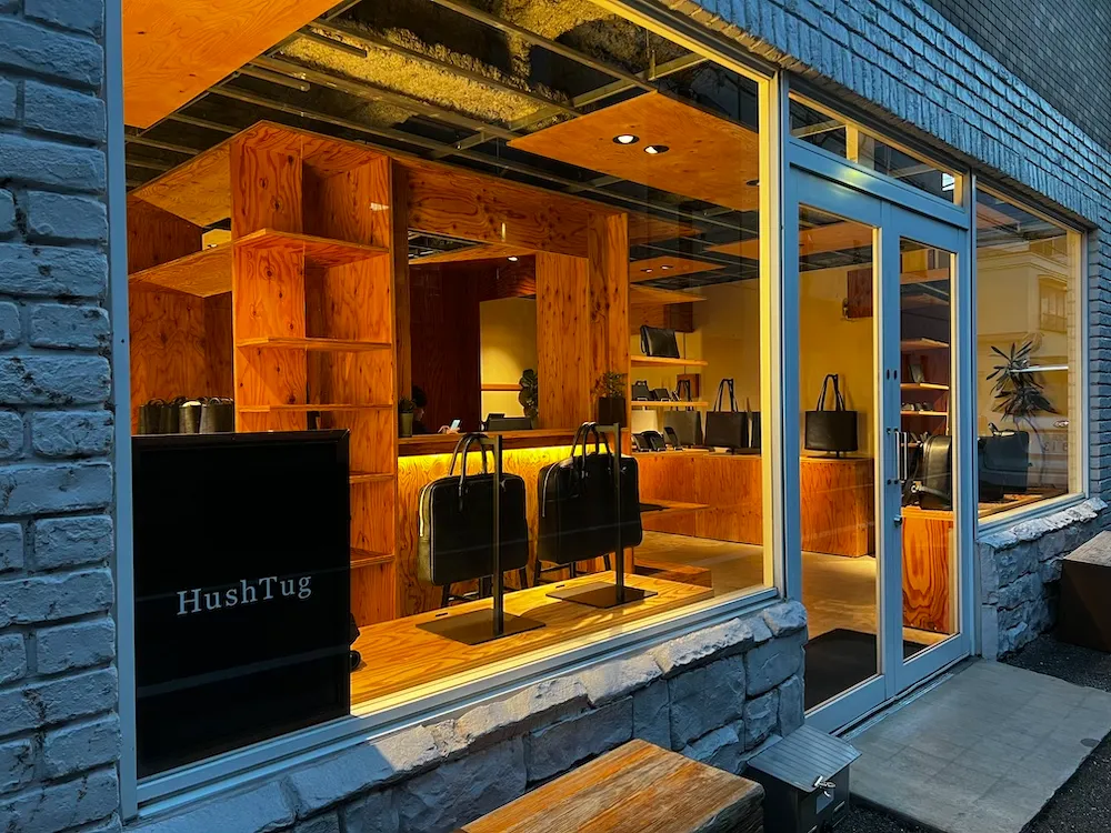 HushTug's physical store