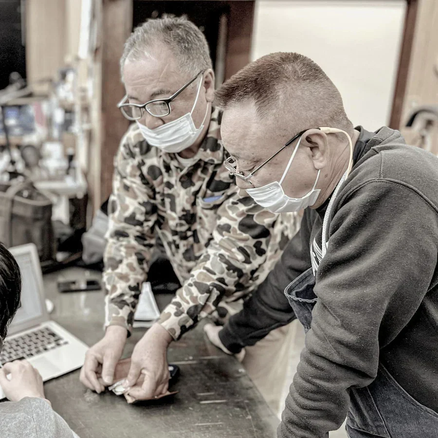 Skilled Japanese craftsmen who create HushTug products