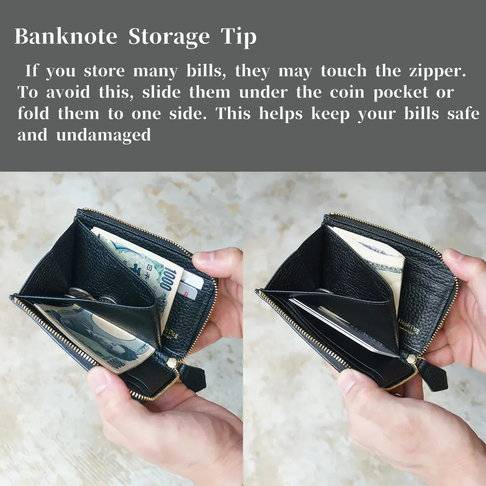 HushTug - L Zip Wallet