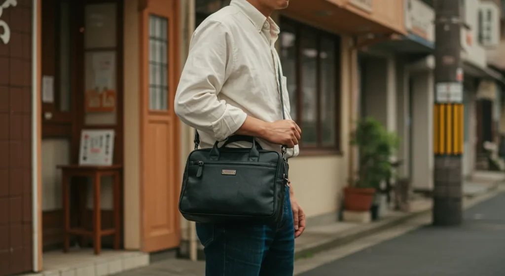 イメージ:おじさん見えするセカンドバッグ