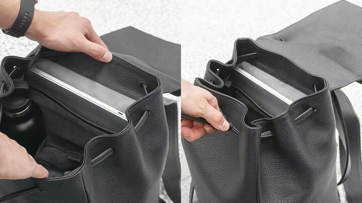 HushTug｜オーバーレイバックパックの機能を示す画像