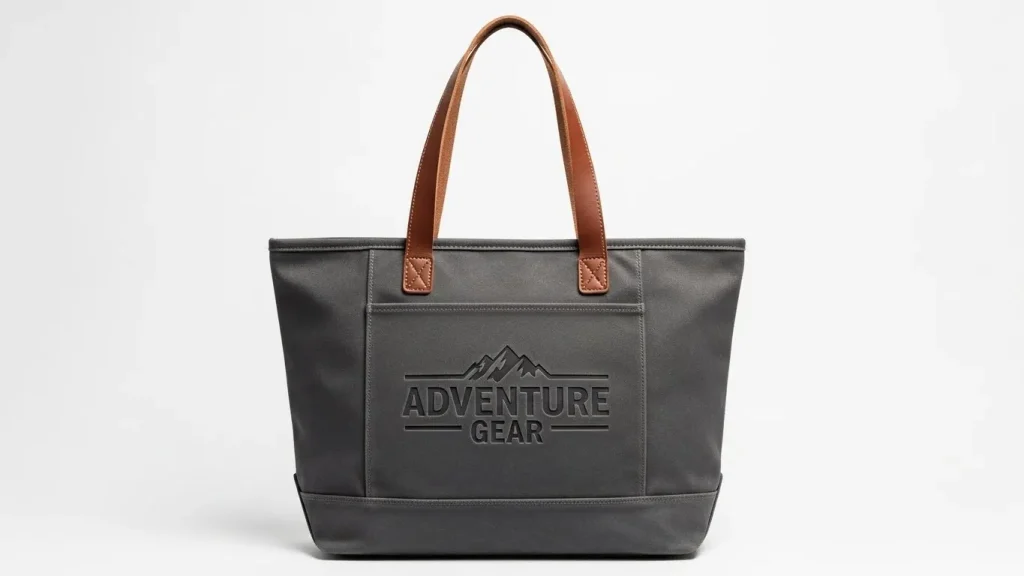 大きなブランドロゴが入ったバッグのイメージ