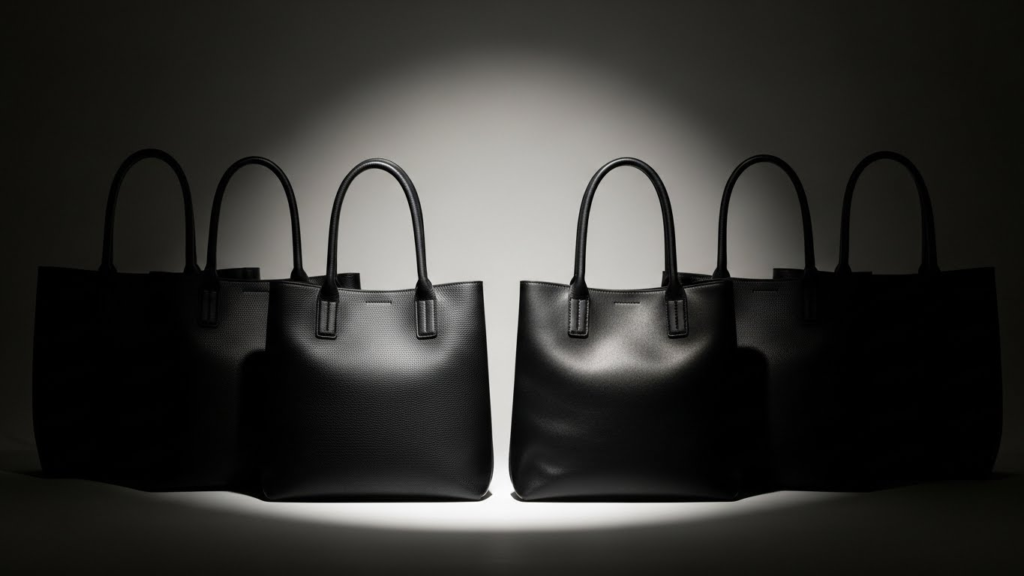 黒レザートートバッグを厳選する