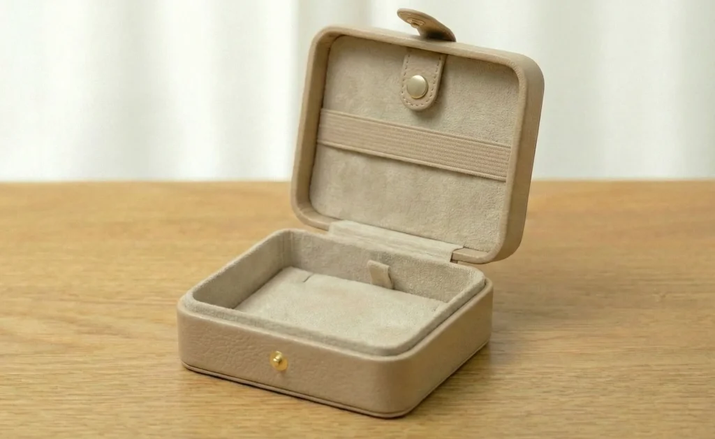 ネックレスケースの内部を示すイメージ画像