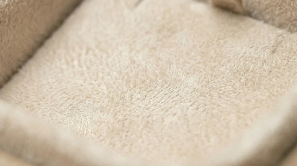 ネックレスケースの内部のネックレスを傷つけない柔らかい素材のイメージ画像