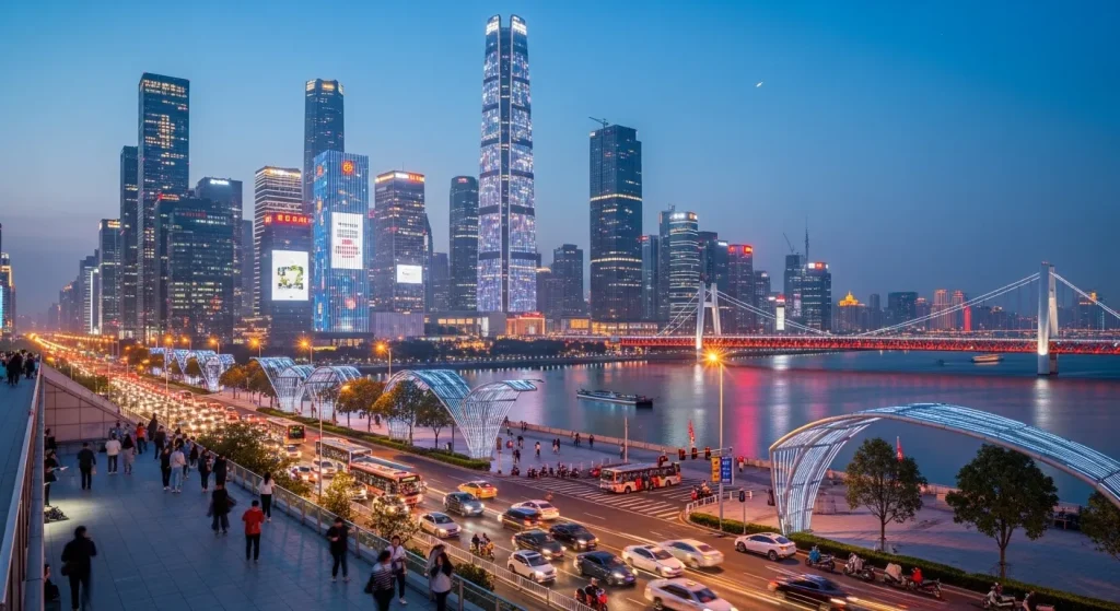 東アジアの都市のイメージ