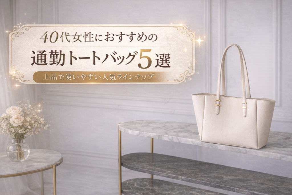 40代女性におすすめのトートバッグ5選