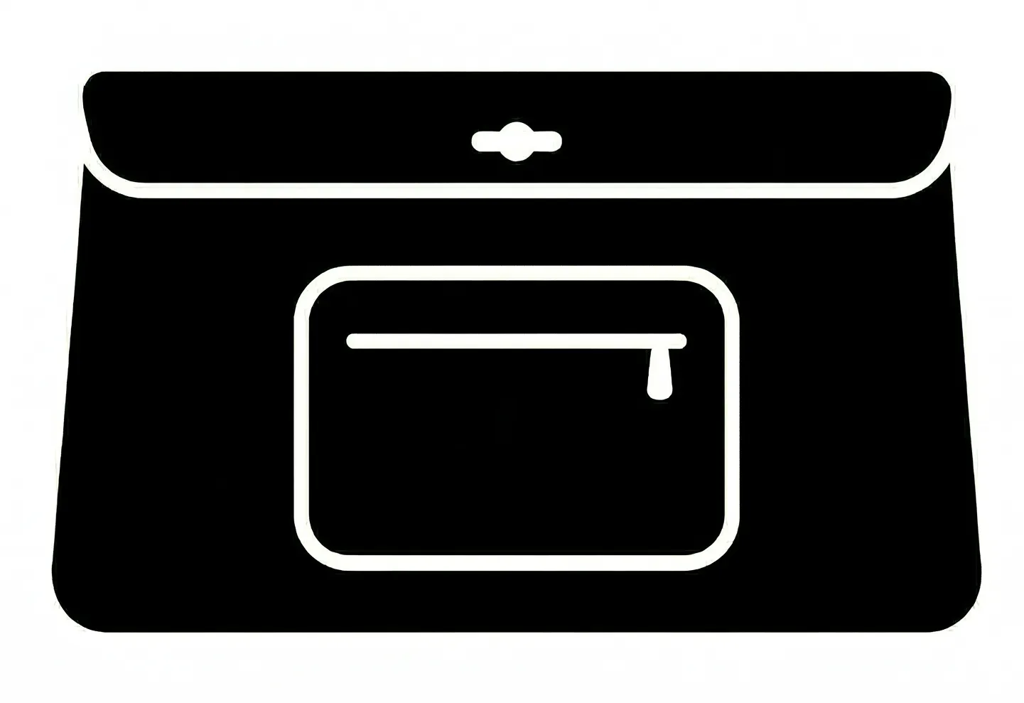 クラッチバッグのアイコン