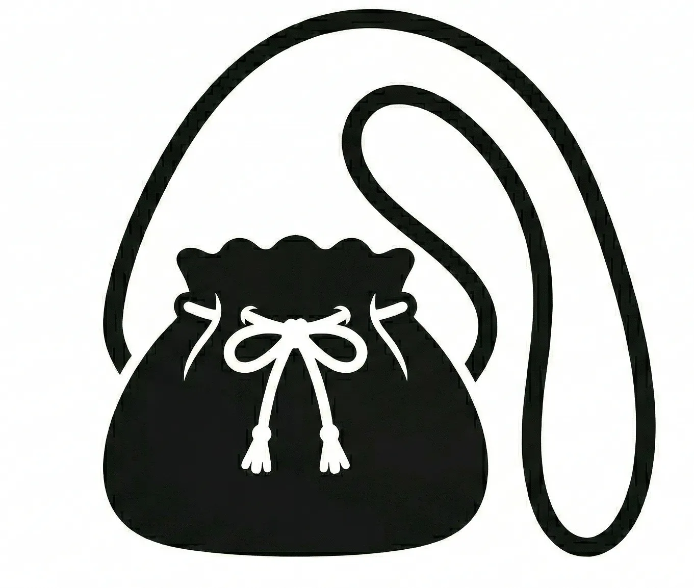 巾着バッグのアイコン