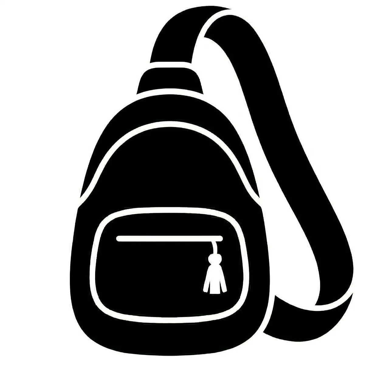 ボディバッグのアイコン